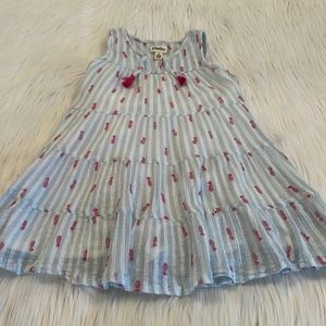 Harley Girls Party Pineapple Tiered Dress